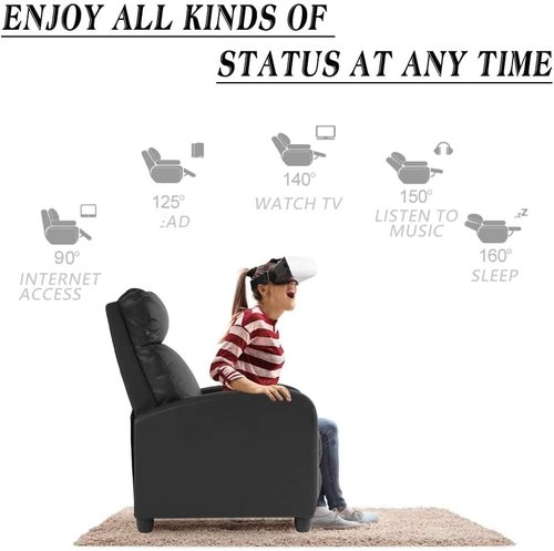 Modern Recliner Sofa With Easy Recline For Living Room - Image 6