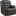 Manual Recliner Chair In Dark Brown Breathable Faux Leather