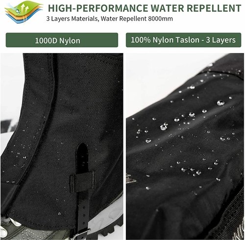 1000D Waterproof Leg Gaiters - Image 3