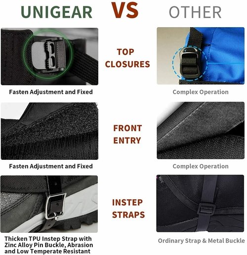 1000D Waterproof Leg Gaiters - Image 4
