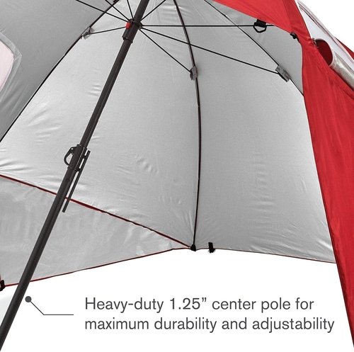 8-Foot SPF 50 Canopy Umbrella For Camping And Beach Use - Image 4