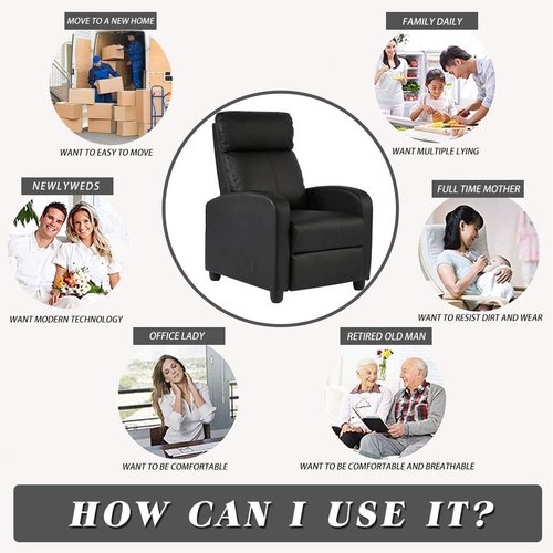 Modern Recliner Sofa With Easy Recline For Living Room - Image 7