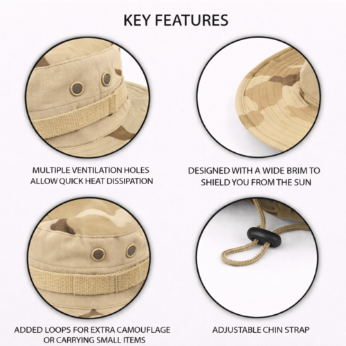 XGear Tactical Wide Brim Boonie Bucket Hat - Image 25