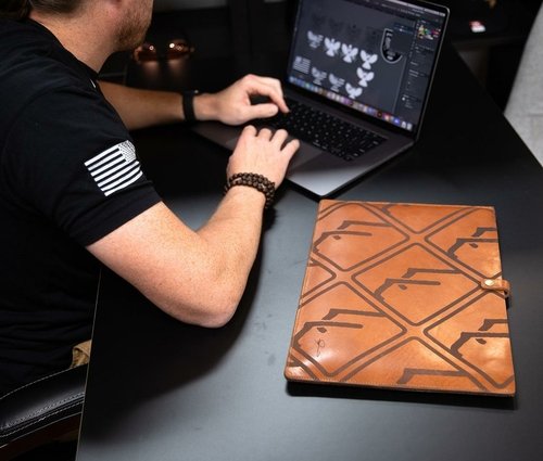 Leather Laptop Sleeve - Image 6