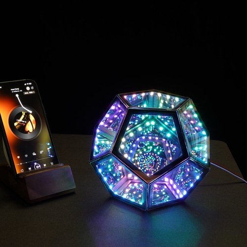 Infinity Dodecahedron Magic Table Lamp - Image 3