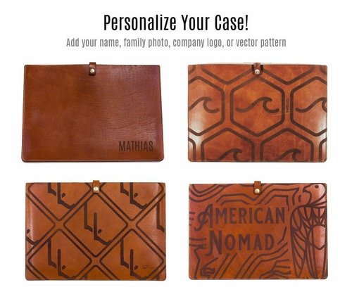 Leather Laptop Sleeve - Image 8