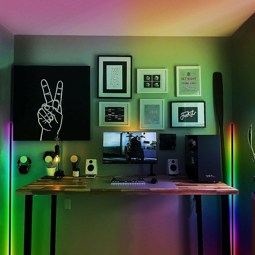 RGB LED Corner Floor Lamps - Image 4