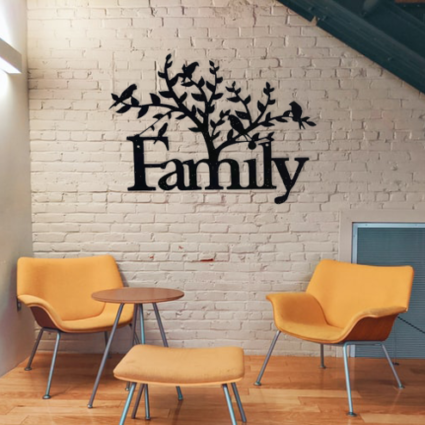 Family Tree – Metal Wall Art