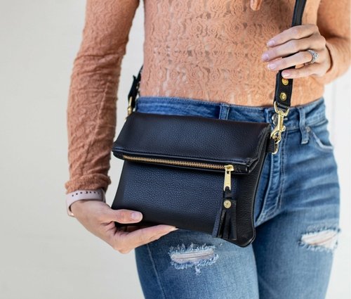 Foldover Crossbody Purse
