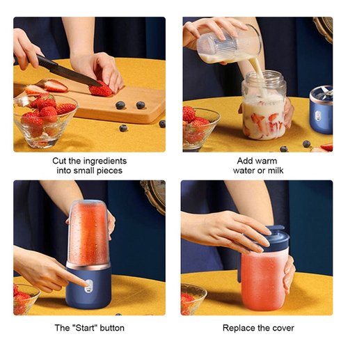 High Quality Twin Gear Portable Juice Blender - Image 4
