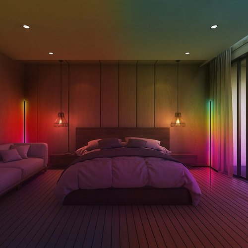 RGB LED Corner Floor Lamps - Image 2