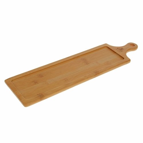 Bamboo Tray 18" inch X 4.75" inch | For Appetizers / Barbecue / Burger - Image 5