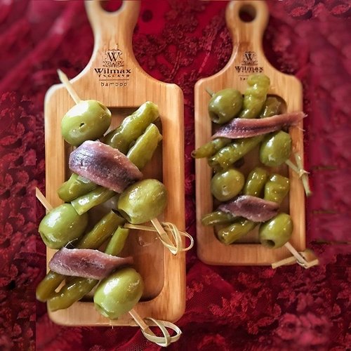 Bamboo Tray 8" inch X 2.75" inch | For Appetizers / Barbecue - Image 3