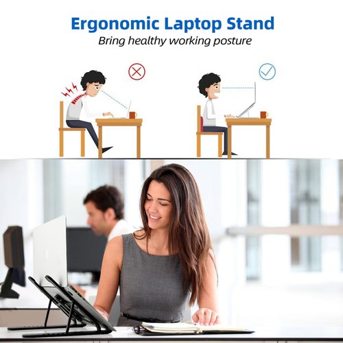 Laptop Holder Foldable Laptop Stand Portable Laptop Desk Stand - Image 2
