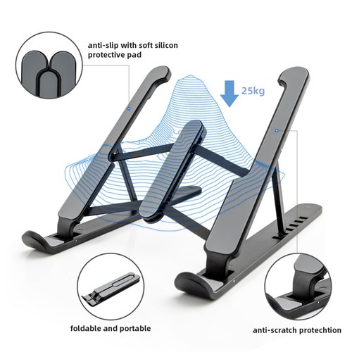 Laptop Holder Foldable Laptop Stand Portable Laptop Desk Stand - Image 5