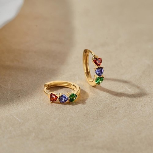 Birthstone Earrings, Mother Gifts, Mother Gift Birthday - Image 3