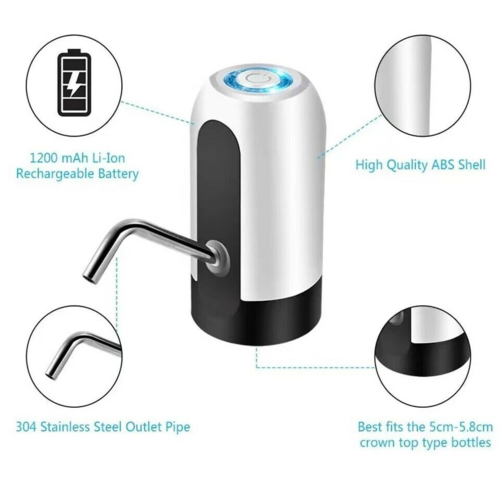 Electric Automatic Water Pump Drinking Water Bottle Pump - Image 5