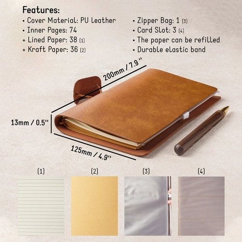 Custom Notebook With Name, Gift For Son, Gift For Him - Image 6