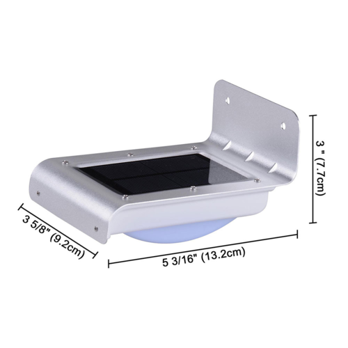 16 LED Solar Power Motion Sensor Garden Security Lights - Image 6