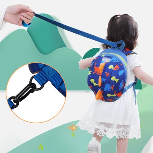 Dinosaur Toddler Backpack with Harness - Image 2