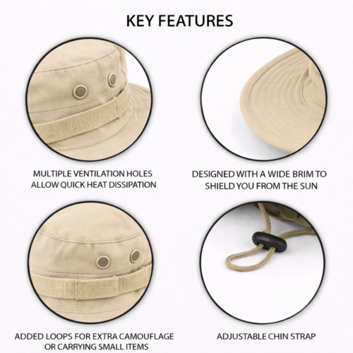 XGear Tactical Wide Brim Boonie Bucket Hat - Image 21