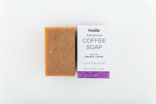 Lavender - Premium Coffee Soap Bar - Image 2