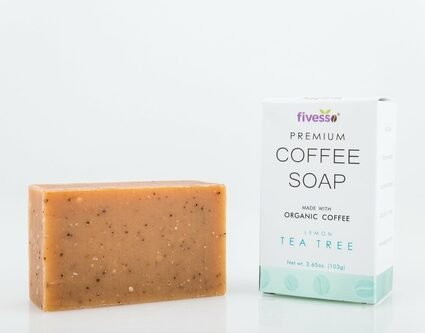 Lemon Tea Tree – Premium Coffee Soap Bar