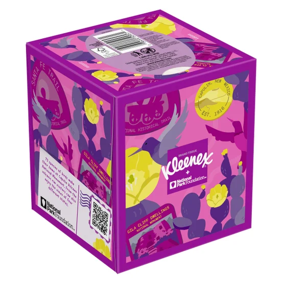 Kleenex Soothing Lotion Facial Tissue, 3-Ply, 85-count, 12-pack - Image 3