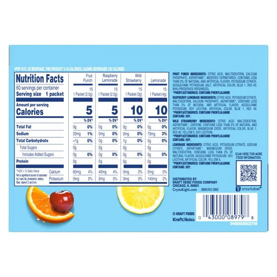 Crystal Light, On The Go Variety Pack, 60-count - Image 2