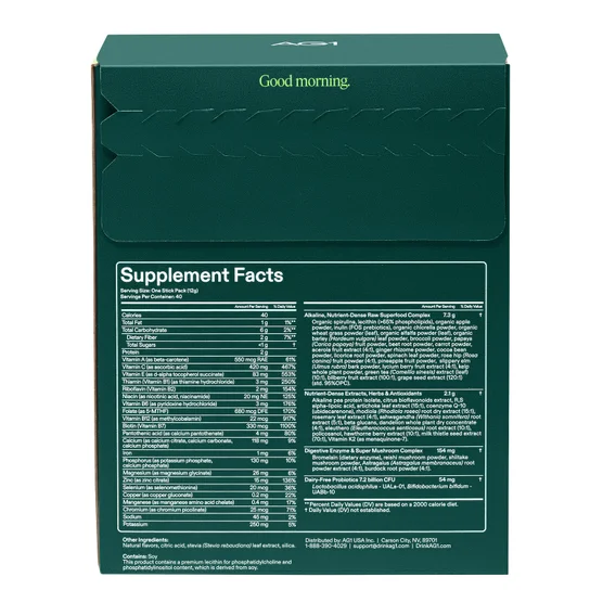 AG1 Daily Foundational Nutrition, 40-count - Image 2