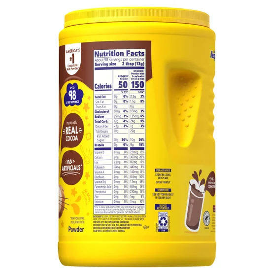 Nestle, Nesquik Chocolate Drink Mix, 2.81 lbs - Image 2