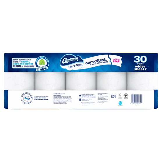 Charmin Ultra Soft Bath Tissue, 2-Ply, 213 Sheets, 30 Rolls - Image 2