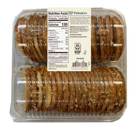 Sugar Bowl Bakery, Petite Palmiers, 32 oz - Image 2