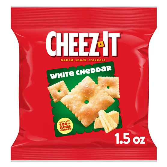 Cheez-It White Cheddar Baked Snack Cracker, 1.5 oz, 45-count - Image 2