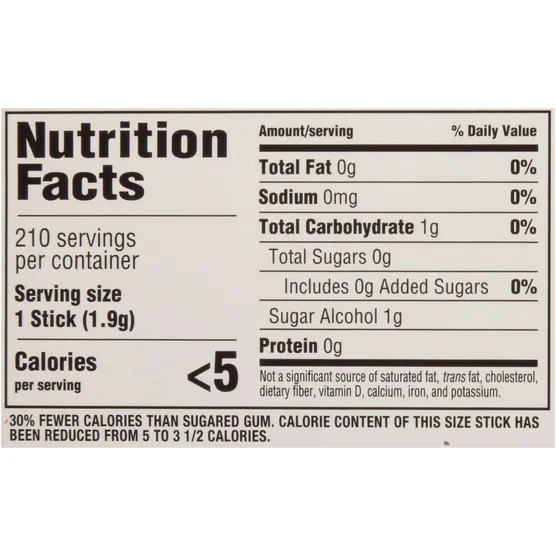 Trident Sugar Free Gum, Cinnamon, 14 Pieces, 15-count - Image 2