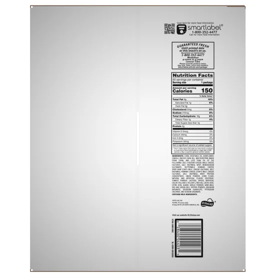 Doritos Tortilla Chips, Nacho Cheese, 1 oz, 50-count - Image 2