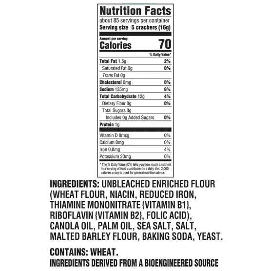 Premium Saltine Crackers, Original, 48 oz, 12-count - Image 2