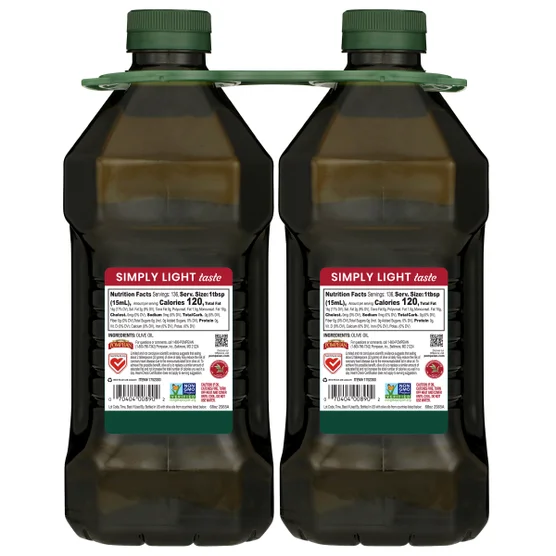 Pompeian Simply Light Taste Olive Oil, 2 L, 2-count - Image 2
