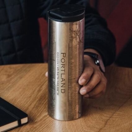 Portland – Oregon Map Tumbler