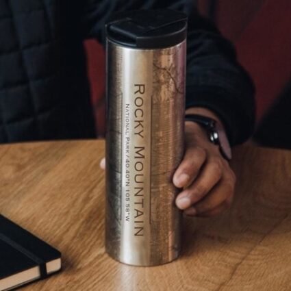 Rocky Mountain National Park – Colorado Map Tumbler