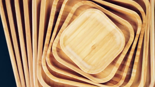 Bamboo Charcuterie Board With Handle 39.4" inch X 7.9" inch | 100 X 20 - Image 3
